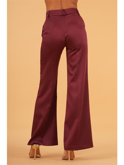 Pantalone in raso The First | ELLIOT 593/TFBORGOGNA